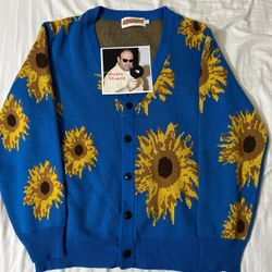 Advisry sunflower cardigan size M
