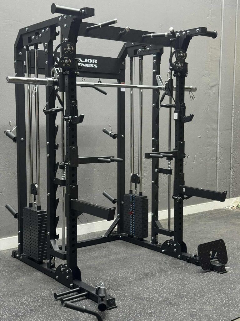 BRAND NEW SQUAT RACK SMITH MACHINE POWER RACK + WEIGHTS + DELIVERY 