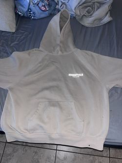 essentials hoodie w/ small defects