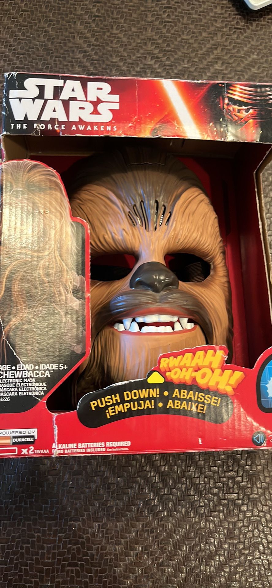 Star Wars The Force Awakens Chewbacca Electronic Talking Mask 