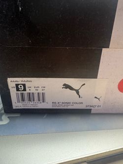 Puma RS-X3 Sonic color $25 size 9