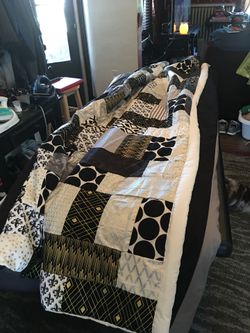 King/Cal king handmade quilt made by disabled veteran