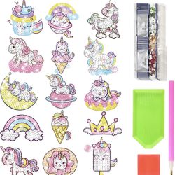 New: Unicorn Diamond Stickers Painting Kits (15pcs)