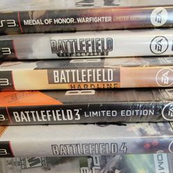 PS3 BATTLEFIELD GAMES $17