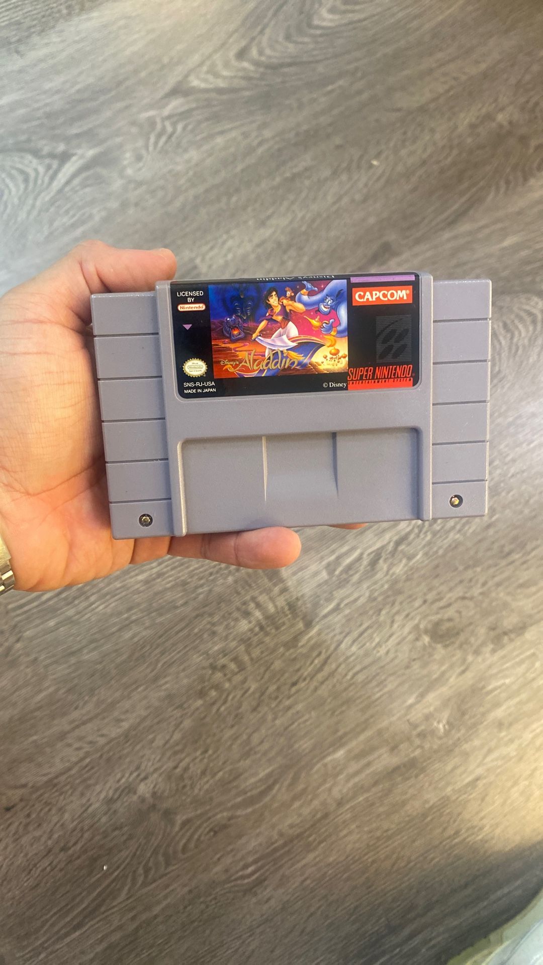 SNES Super Nintendo Aladdin