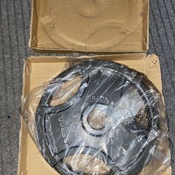BRAND NEW 35 Lb cast Iron Olympic plates, 8 Available. Great for bench press, squat, deadlift, etc