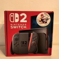 Nintendo Switch 2 + Mario Kart (OG SEAL)
