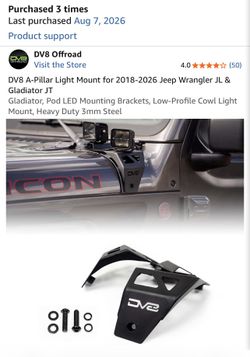 DV8 Lights Mount