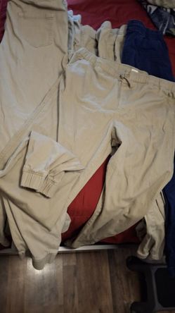 Elastic Waist Husky School Pants  $3ea Or All 10 Pairs For $20 Good Condition 