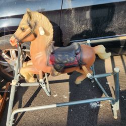 Antique Spring Rocking Horse