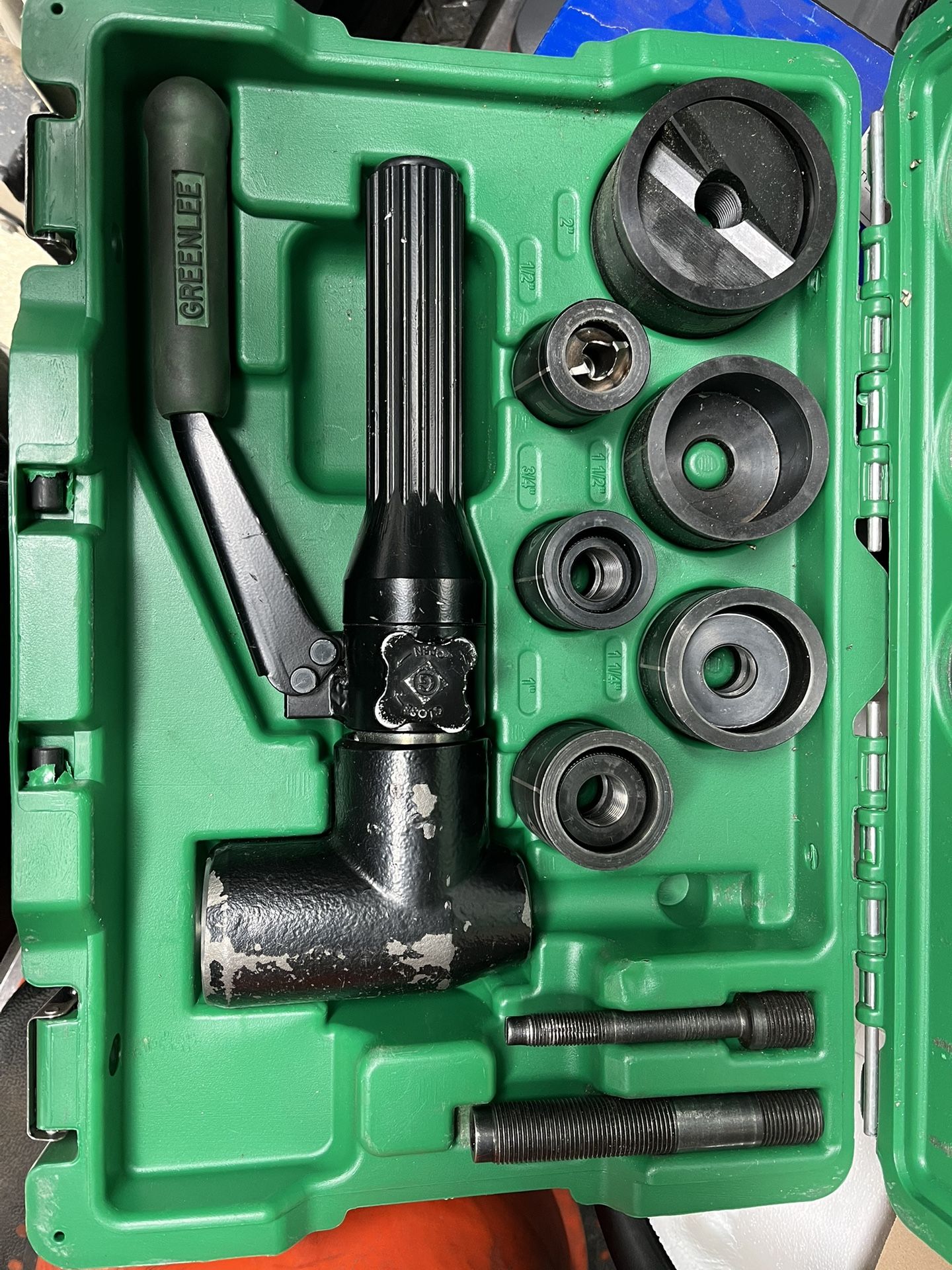 8 Ton Greenlee Knock Out Set
