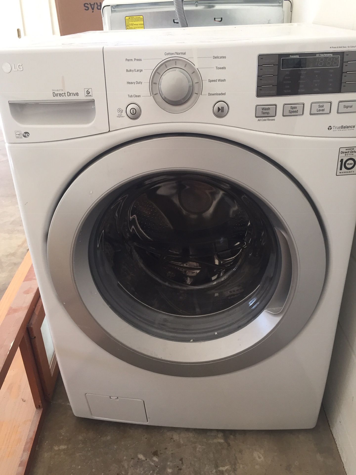 GE Washer and LG Electric Dryer