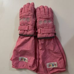 2 Sets Of Girl Gloves With Sleeves 