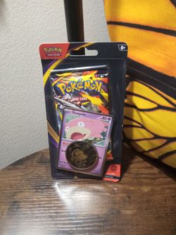 Pokémon TCG Slowpoke Blister Pack with Coin