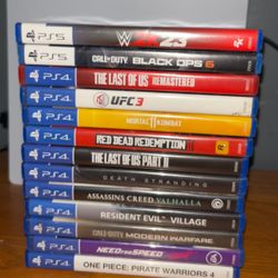 PS5/PS4 video games READ DESCRIPTION
