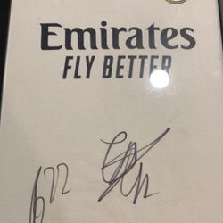 real madrid camavinga and rudiger signed jersey