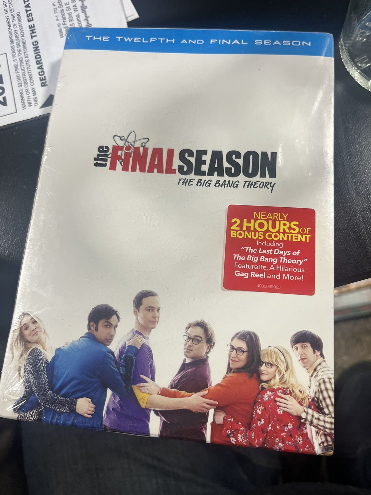 season 12. dvd. big bang