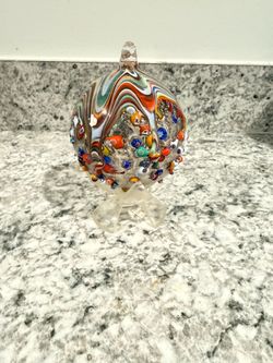 Muranoa Glass Christmas Ornament  – Handmade Venetian Decor