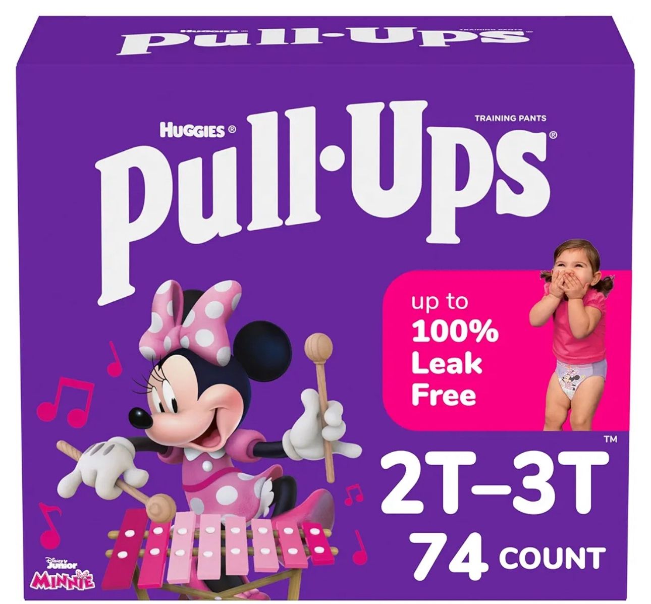 Pull Ups Size 2-3 New Box 74 Pzas