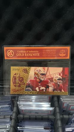 Brock purdy / Kittle 24k Gold banknote