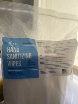 Tazza-X Hand Sanitizing Wipes 1200ct