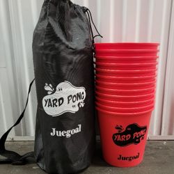 Yard Pong Game 12 Buckets