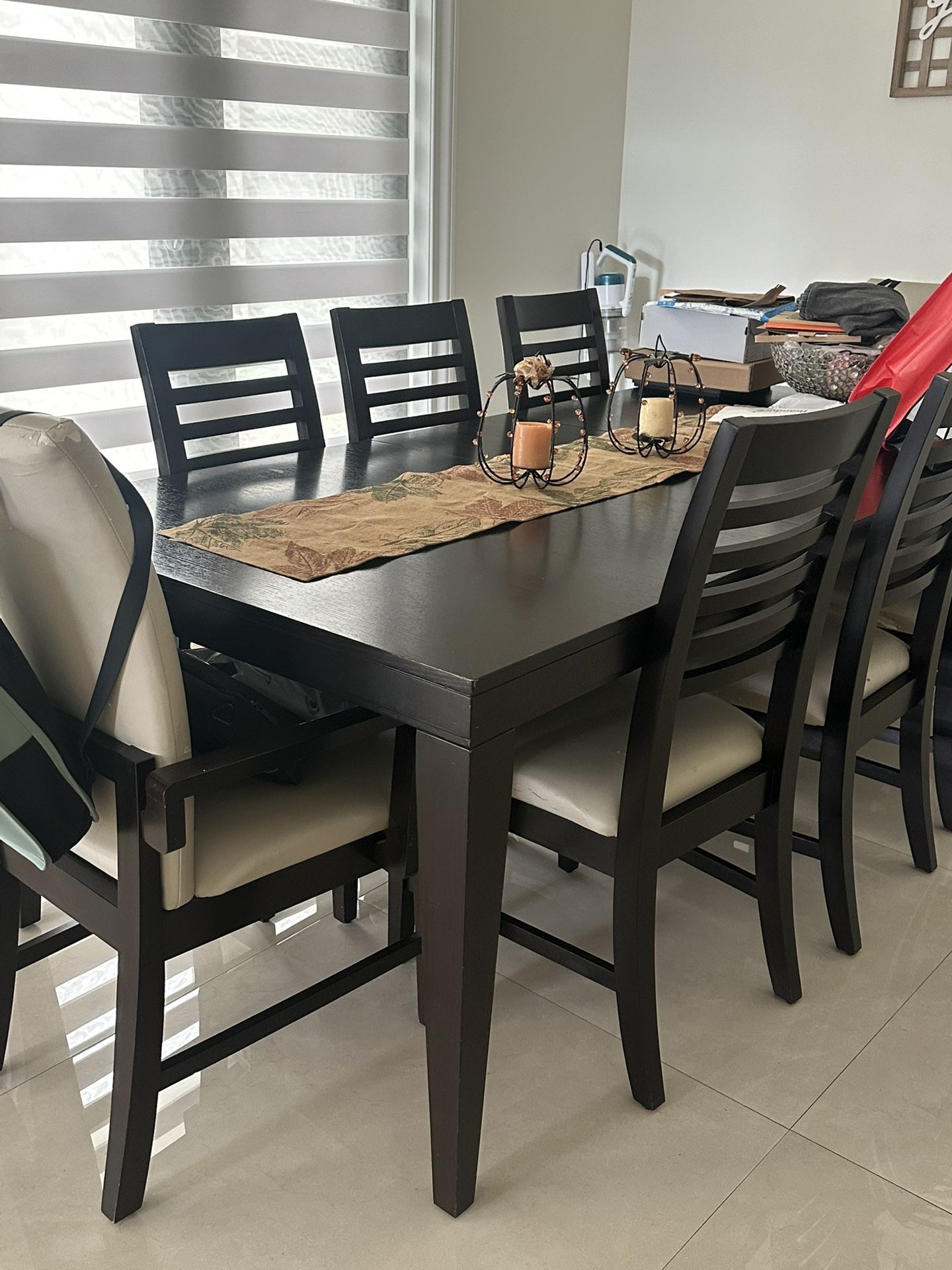 Espresso Wood Dining room table ONLY
