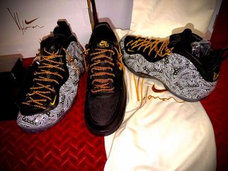 Victor Solomon Nike af1 and Foamposite