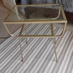 Metal And Glass Table