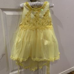 Baby girl yellow dress