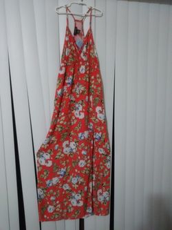 Long floral dress