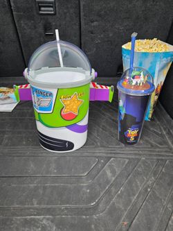 Toy Story 5   Buzz Lightyear Popcorn bucket and intergraded cup