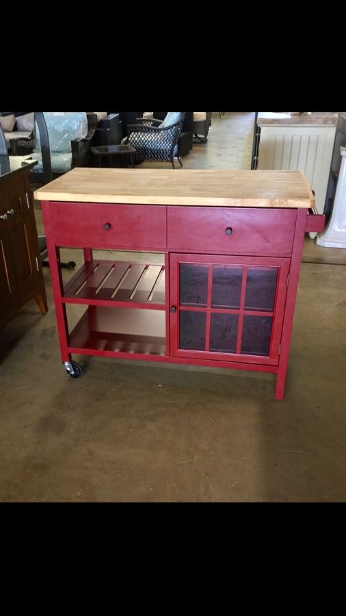 Windham Wood Top Kitchen Island Threshold 129 For In Windham Wood Top Kitchen Island Threshold 129 For In Dallas Tx Offerup
