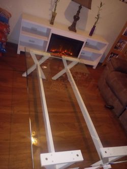 Fireplace With Coffee Table Brand New