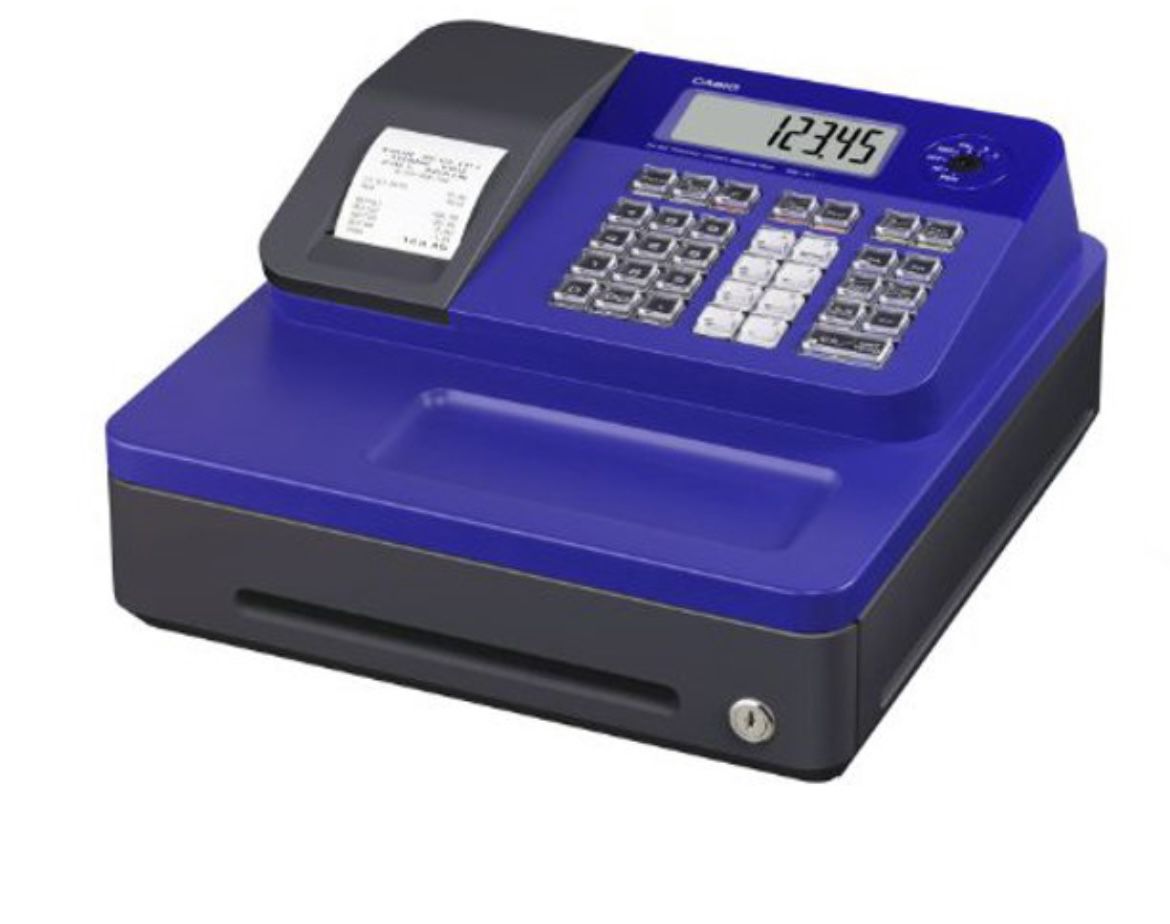Casio Electronic Cash Register - Blue