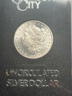 1884 Carson City Morgan Silver Dollar Uncirculated GSA w box and COA