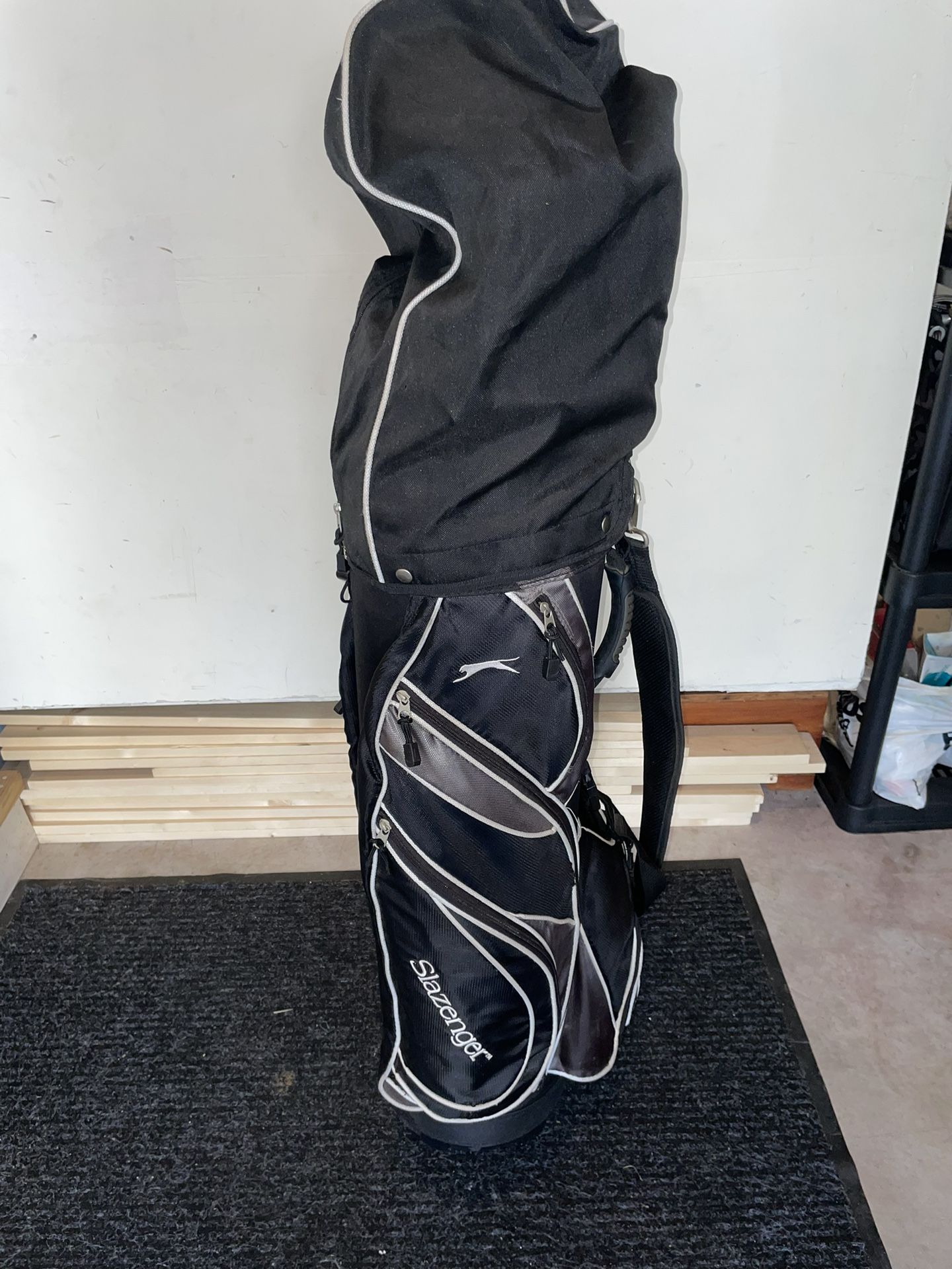 Like New Slazenger Golf Bag with Wilson Clubs and Covers with Extra Golf  Balls