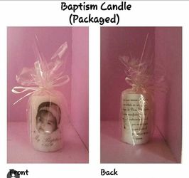 Candles for Baptism, Thank You Gift, Recuerdos, Funeral