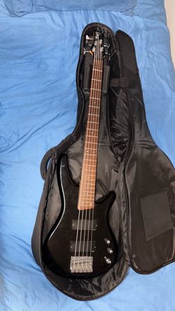 Ibanez Black 5-String Electric Bass