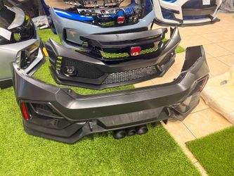 ā¼ļøFor 2016/2021 Honda civic Rear Bumper y Front Bumper ā¼ļøsedan upgrade to type R Difuser Rear Bumper cover s 2016-2021 Honda Civic ā¼ļøConversión Type