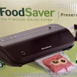 New!!! Never Opened!  FoodSaver Preserve Vacuum Sealing System Starter Kit with Bags and Rolls. New sealed Box Price Is Firm 