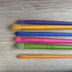 Morphe Colorful Makeup Brushes set with pouch