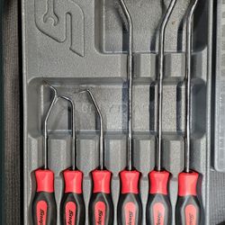 Snap-On 6 Piece Radiator Pick Set Red SGRHT6BR