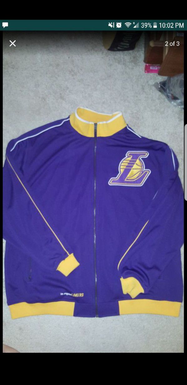 Reebok Nba Fusion Los Angeles Lakers Jacket Mens Size Xl Full Zip Reebok Nba Fusion Los Angeles Lakers Jacket Mens Size Xl Full Zip