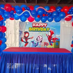 Spider Man - Balloon Garland 