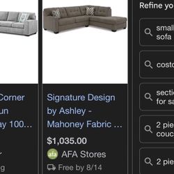 Grey Ashley Sectional Delivery 🚚 💨