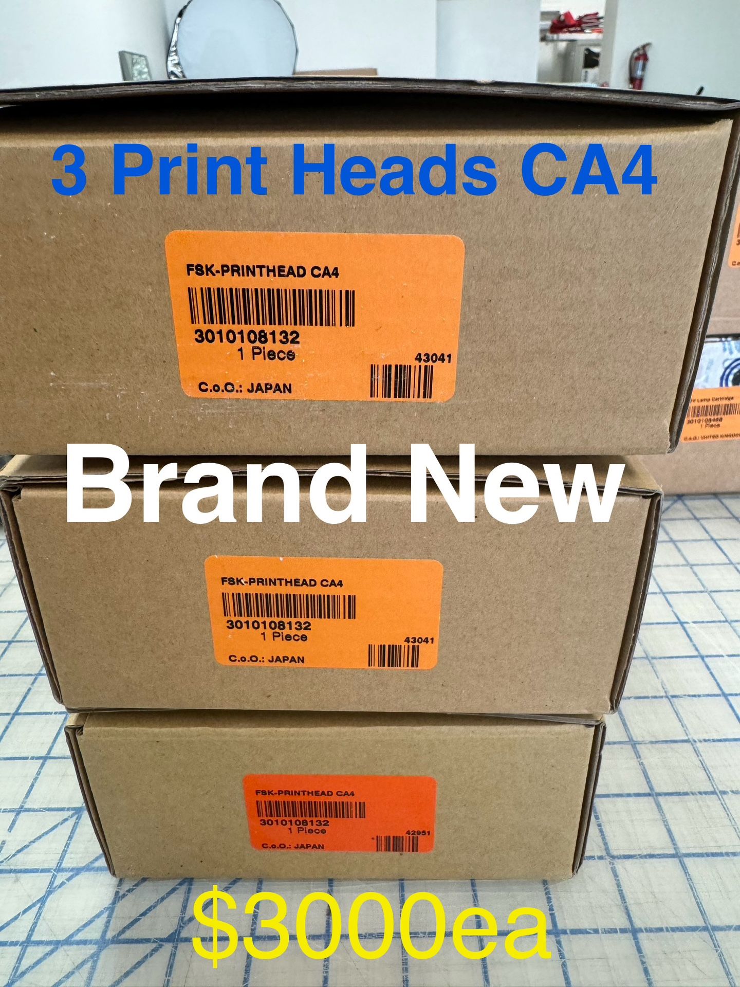 3 Print Heads CA4