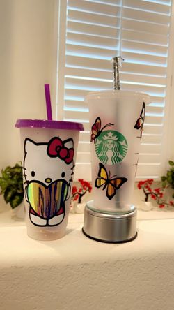 Kitty And Butterfly