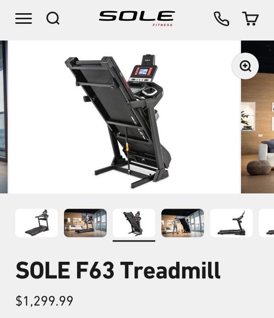 Treadmill - Sole F63