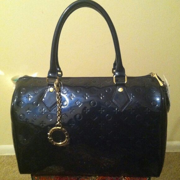 Invece Genuine Patent Leather Handbag